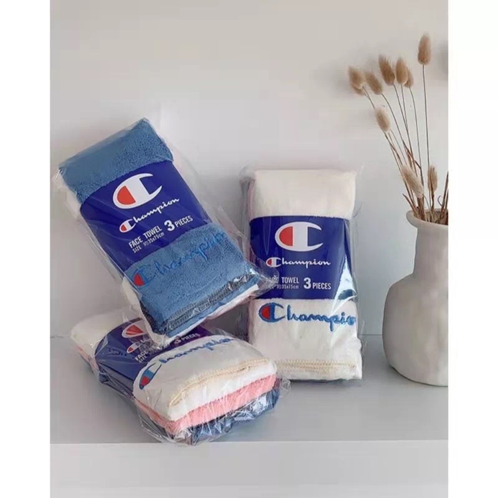 Champion Face Towel - 3 Pieces